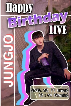 JUNGJO BIRTHDAY LIVE